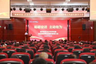 砥砺奋进 自动有为 | 人生就是博手机版纸业2025年半年度总结赞美暨正风肃纪教育大会隆沉召开